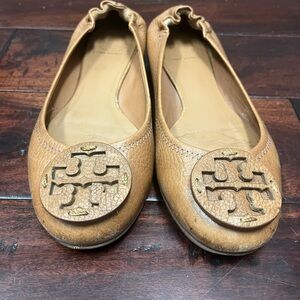 Tory Burch Miller all leather ballet flats